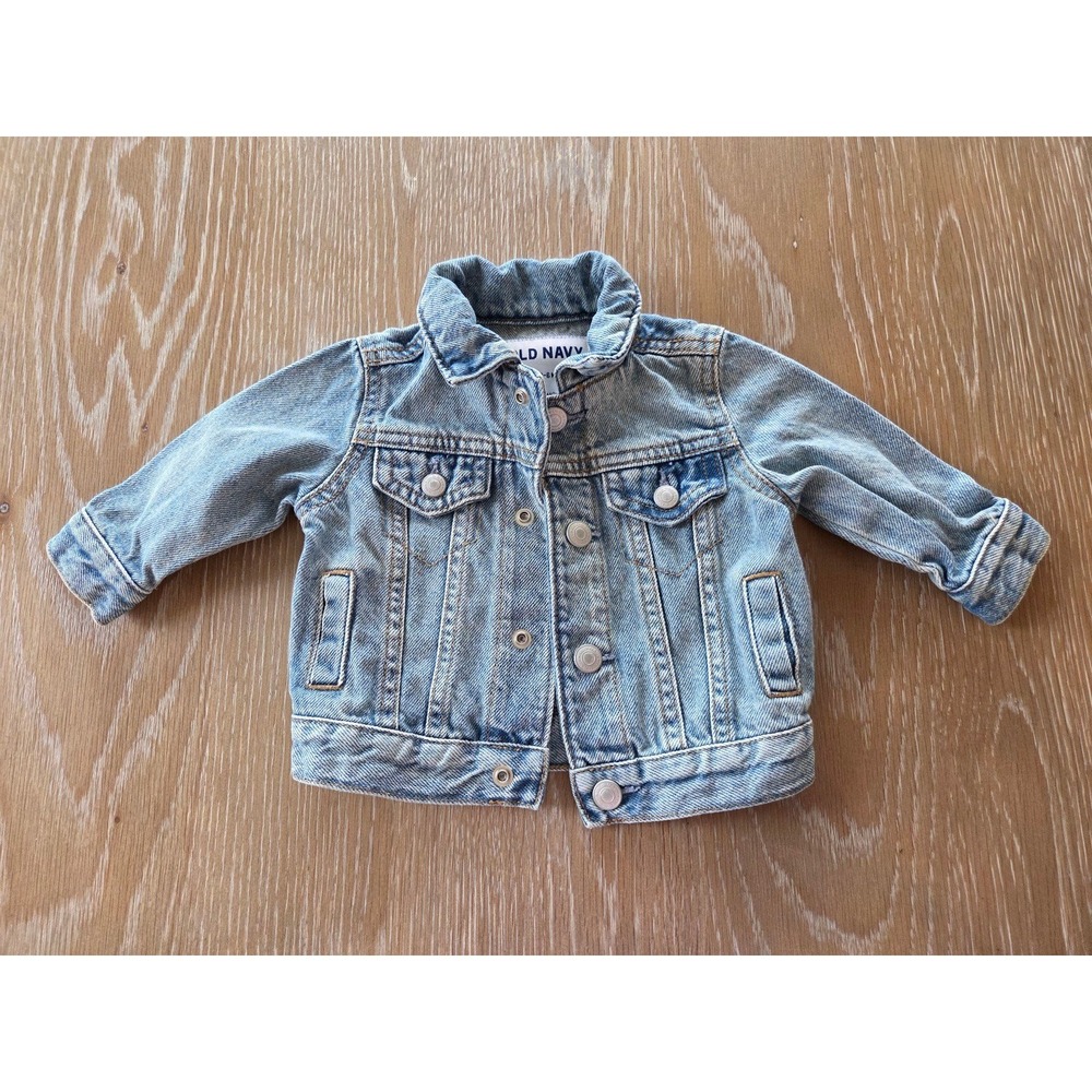 Old navy baby boy jean jacket 3-6 mos